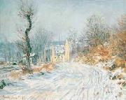 Claude Monet Road to Giverny in Winter Germany oil painting artist